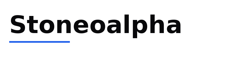 Stoneoalpha logo